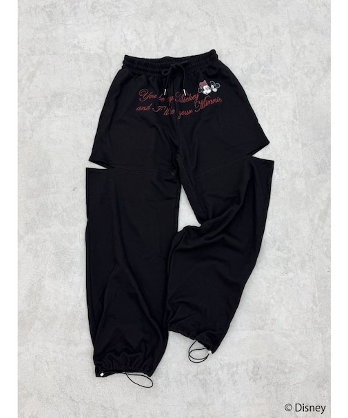 【Mickey&Minnie】カットアウトスウェットパンツ