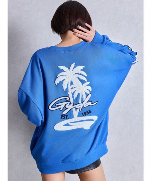 palm tree Gydies Lovingサガラスウェットトップス