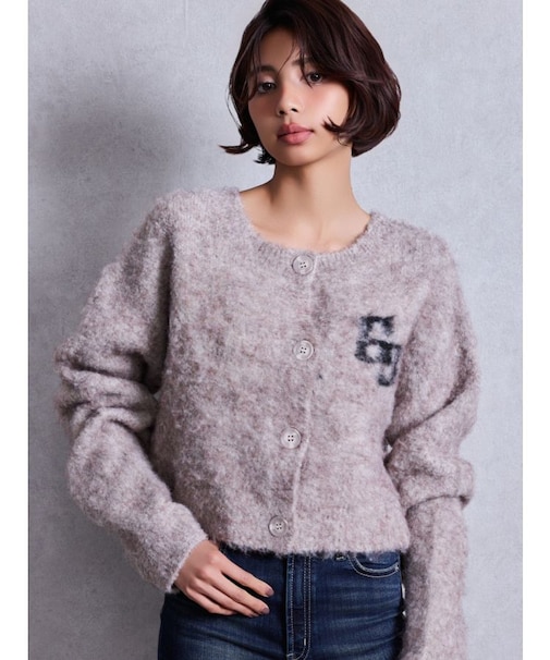 AS IFニットカーディガン