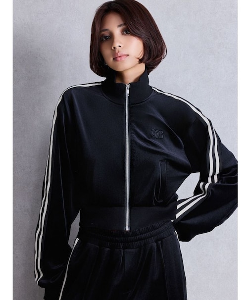 SymmetryGYDAベロアトラックジャケット