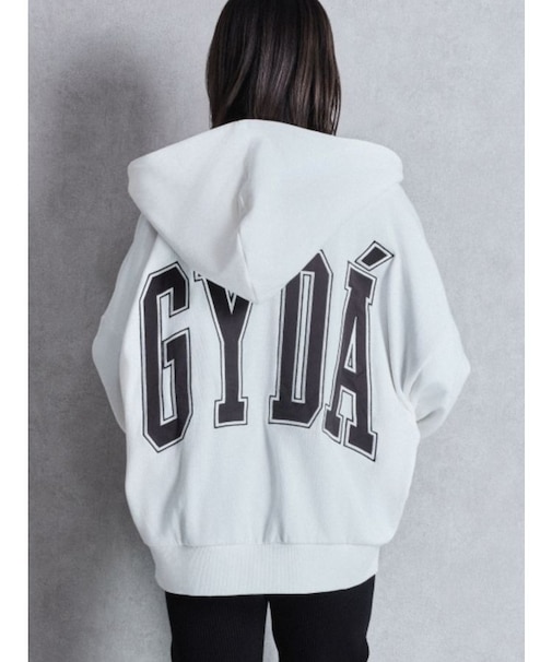 GYDA LOOSEスウェットZIP UPパーカー