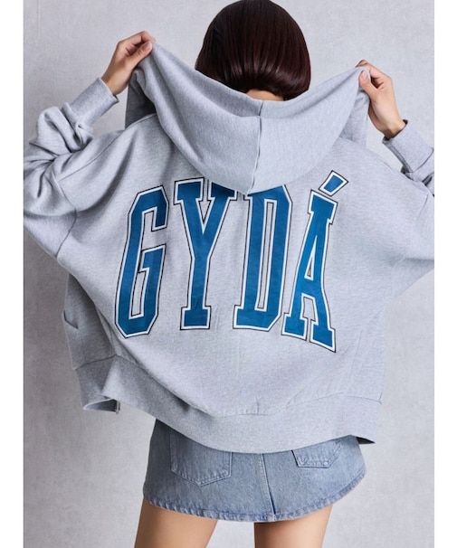 GYDA LOOSEスウェットZIP UPパーカー