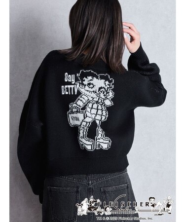BETTY×GYDA short ニットトップス