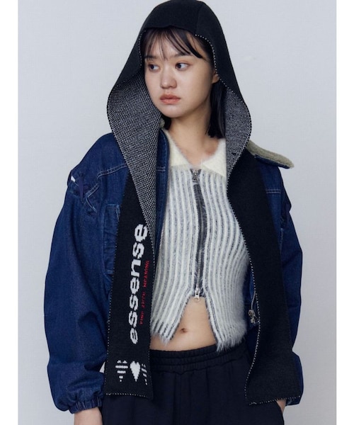 reversible chain Symmetry GYDAショートデニムGジャン｜マーク