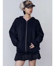 シェービングオーバージップフーディ