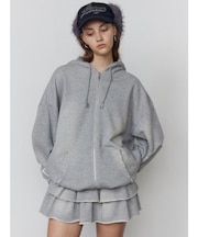 シェービングオーバージップフーディ