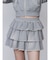 スウェットティアードミニスカート