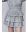 スウェットティアードミニスカート