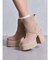 フェイクムートンplatformショートブーツ