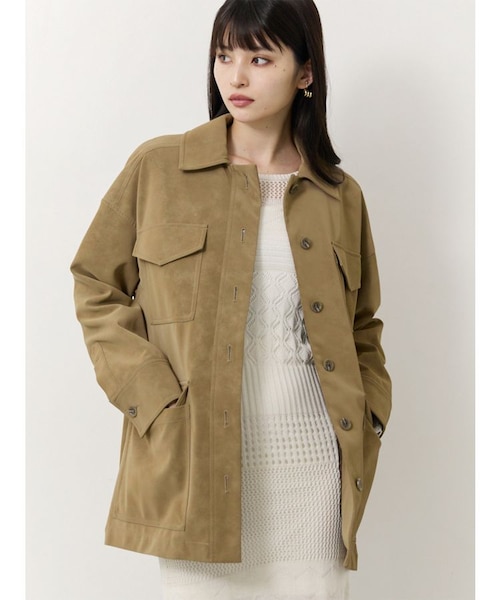 フェイクスウェードワークジャケット｜マークスタイラー