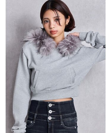 Gyda bijouファーパーカー