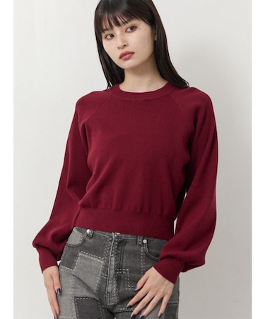 ボリュームスリーブニット