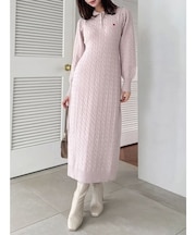 【POLO BCSコラボ/20周年記念復刻！】ケーブルポロニットワンピース