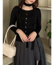 レイヤードデザインカットソー