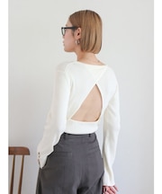 バックデザインニット