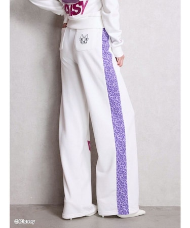 Disney/GYDA leopard ストレートパンツ