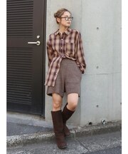 ビッグルーズチェックシャツ