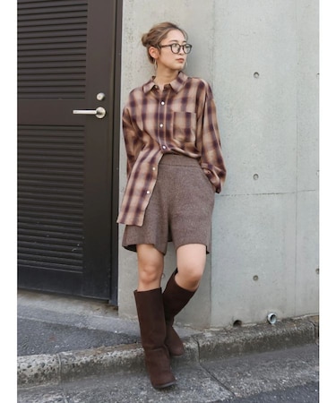 ビッグルーズチェックシャツ