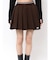 プリーツニットミニスカート