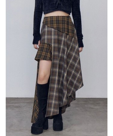 アシンメトリードッキングスカート