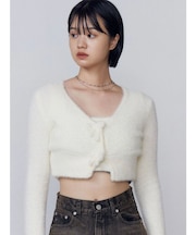 シャギーコンパクトリボンツインセット