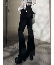 リボンポケットハイウエストパギンス