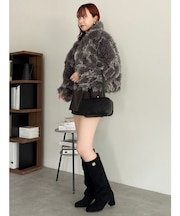 【WEB限定カラーあり】カールエコファーブルゾン