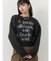 フレーズカラーロゴニット