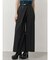 ベルトハイウエストワイドパンツ