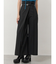 ベルトハイウエストワイドパンツ