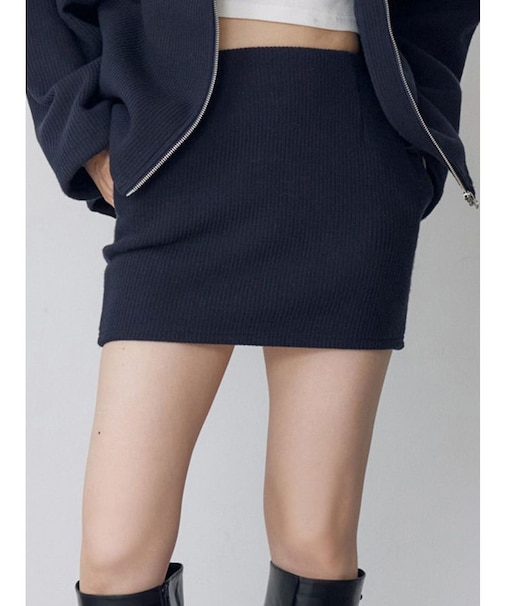 リブミニスカート【セット販売対象】