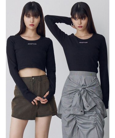 HOTFIXロゴテレコトップス