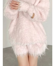 カールニットショートパンツ