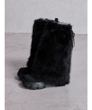 2WAY ECO FUR LEG WARMERニットブーツ