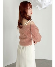 ルミナスカラーショートカーディガン