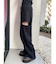 サイドカットストレートスウェットパンツ