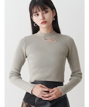 クロスリブニット