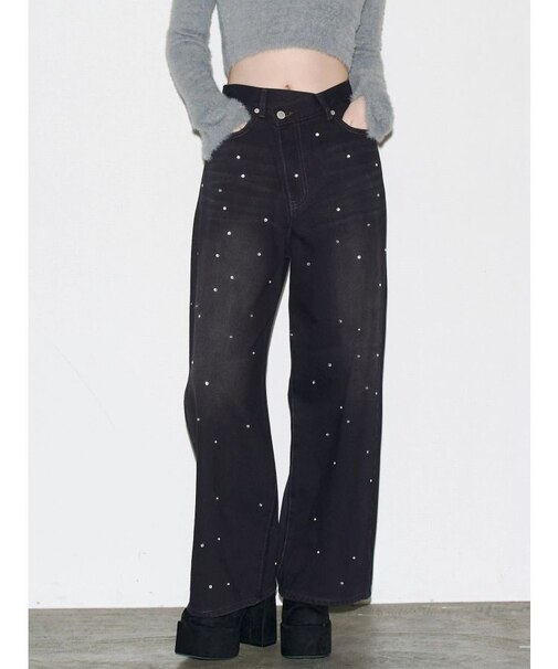 クロスベルトルーズジーンズ