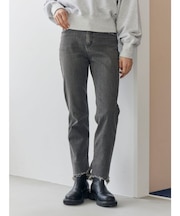 ヘムデザインストレッチデニム