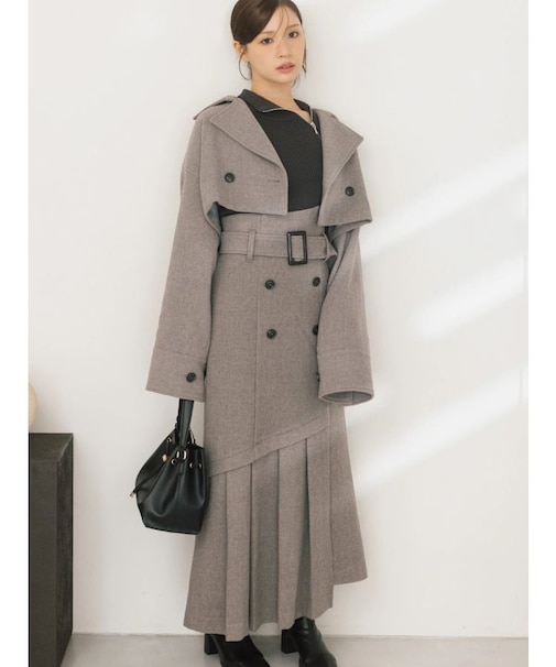 アシメタックトレンチスカート