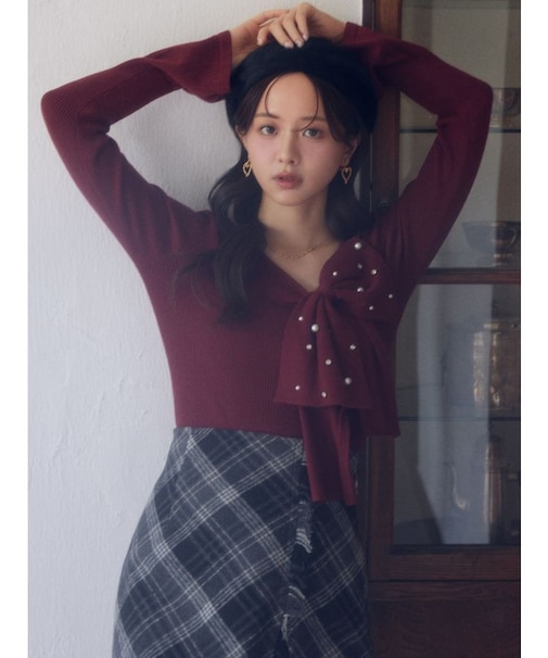 フリンジラップミニスカート