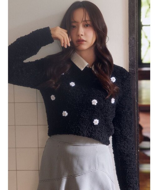 シャツドッキングニットトップス