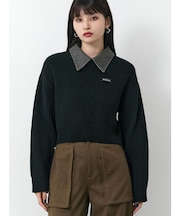 デザインカラーニット