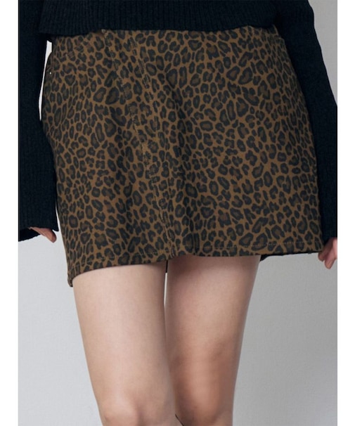 レオパードミニスカート