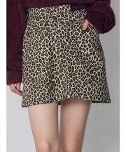 レオパードミニスカート