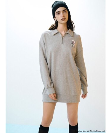 【Esther Bunny × MURUA】スウェットポロミニワンピース