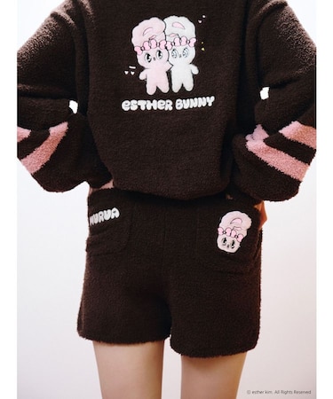 【Esther Bunny × MURUA】ボアショートパンツ