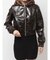 Hoodie Fake Leatherコート