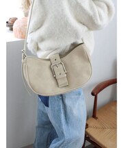 フェイクスウェードハンドバッグ