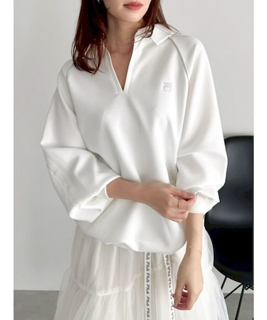 【FILA別注】シャツカラーカットプルオーバー